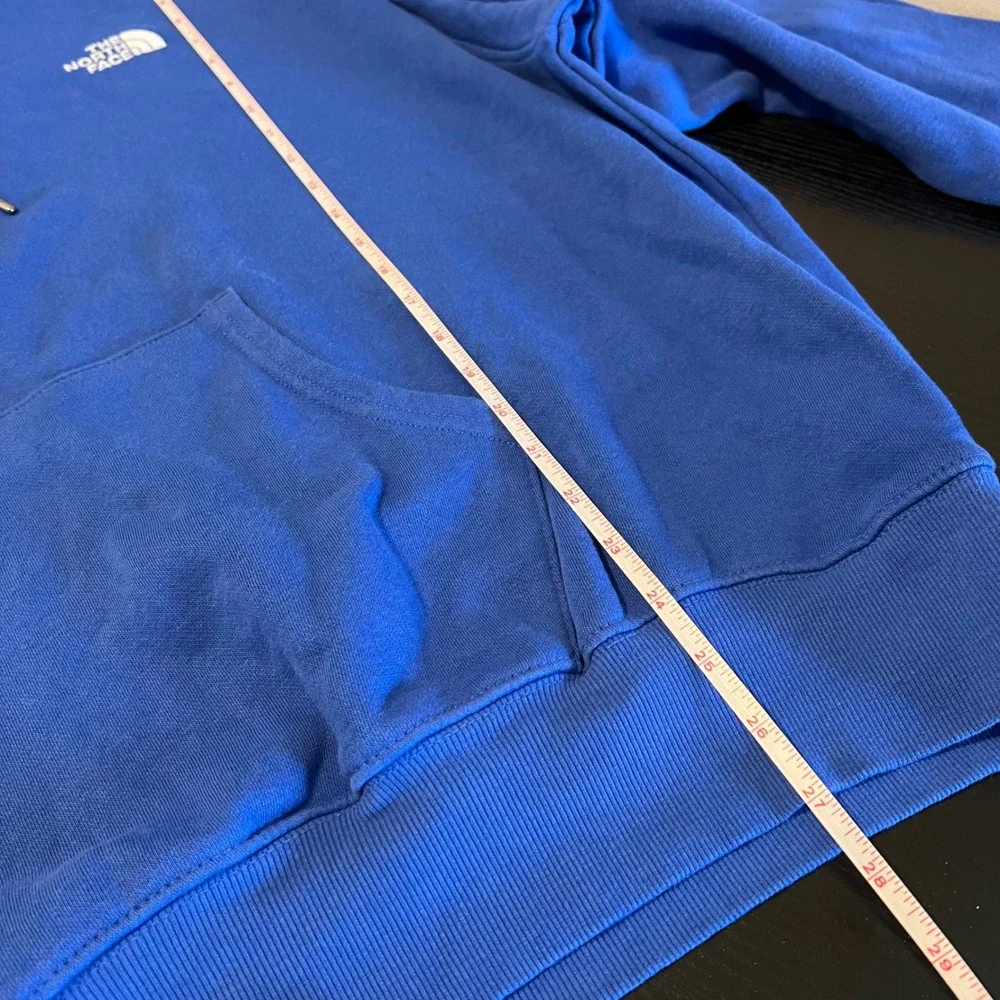 The North Face Men's XXL Blue Circular Design Hoodie Pullover